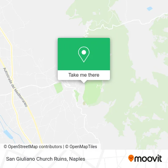 San Giuliano Church Ruins map