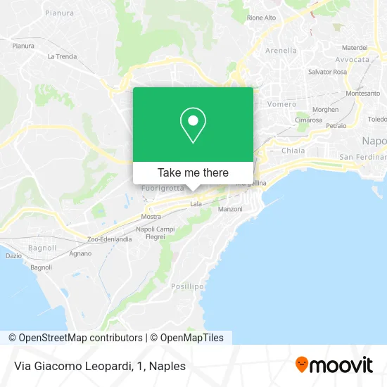 Via Giacomo Leopardi, 1 map