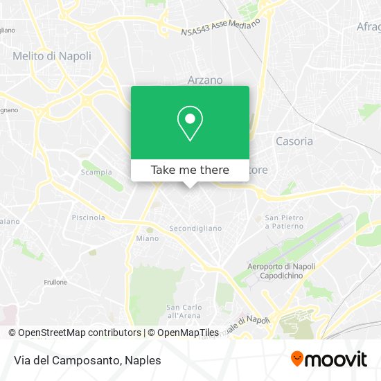 Via del Camposanto map