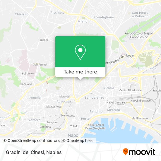 Gradini dei Cinesi map