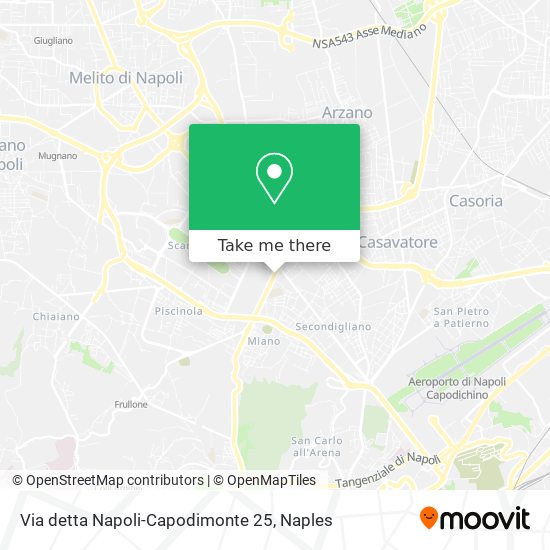 Via detta Napoli-Capodimonte 25 map