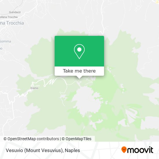 Vesuvio (Mount Vesuvius) map