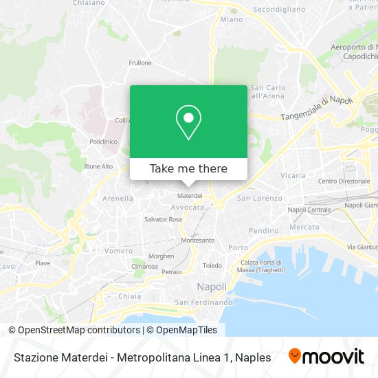 Stazione Materdei - Metropolitana Linea 1 map