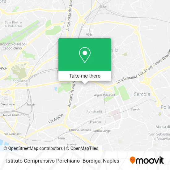 Istituto Comprensivo Porchiano- Bordiga map