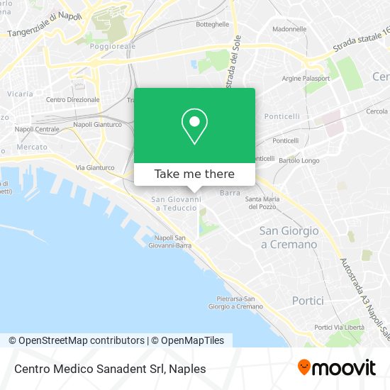 Centro Medico Sanadent Srl map