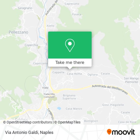 Via Antonio Galdi map