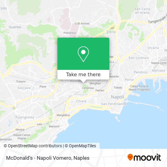 McDonald's - Napoli Vomero map