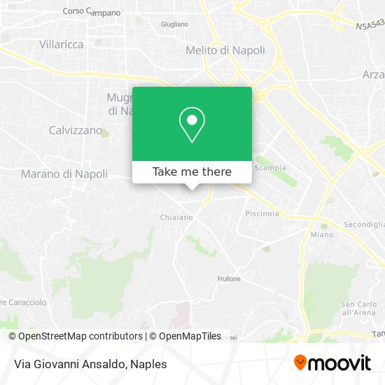 Via Giovanni Ansaldo map