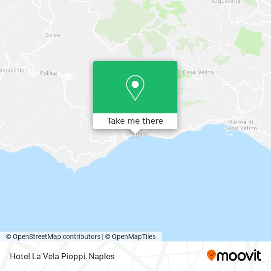 Hotel La Vela Pioppi map