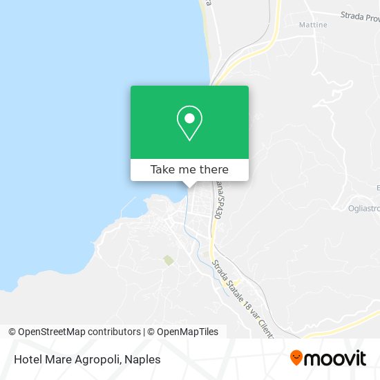 Hotel Mare Agropoli map