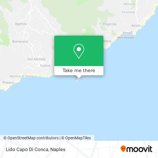 Lido Capo Di Conca map