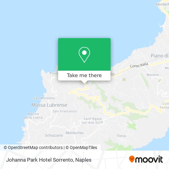 Johanna Park Hotel Sorrento map