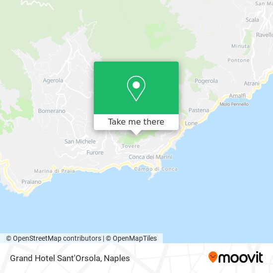 Grand Hotel Sant'Orsola map