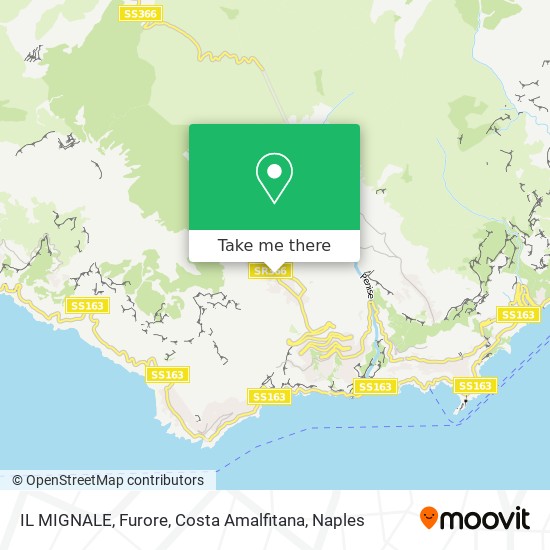 IL MIGNALE, Furore, Costa Amalfitana map