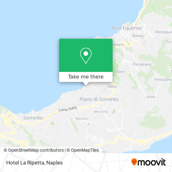 Hotel La Ripetta map