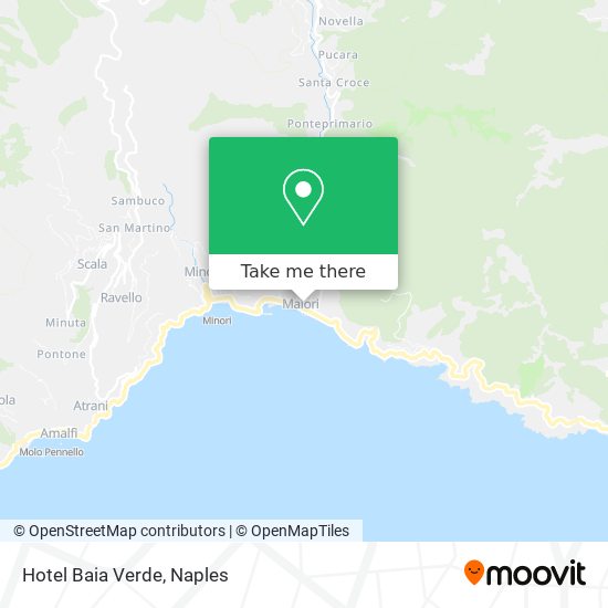 Hotel Baia Verde map