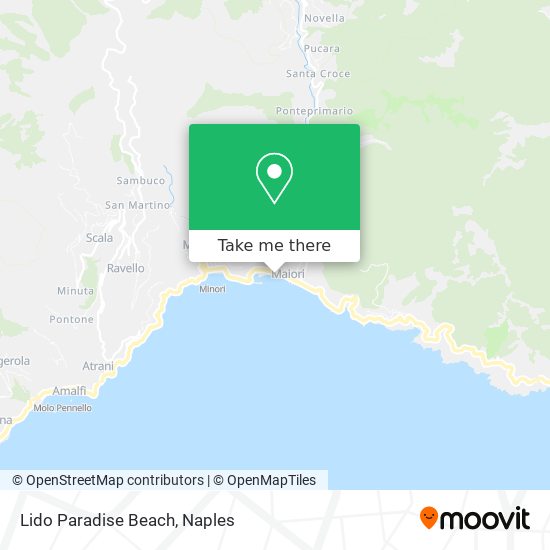 Lido Paradise Beach map