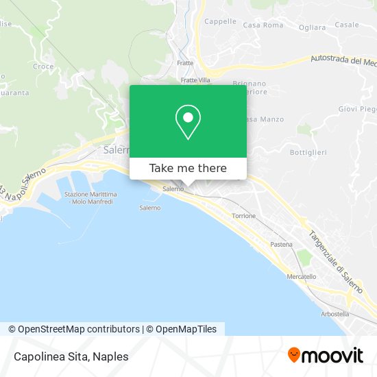 Capolinea Sita map