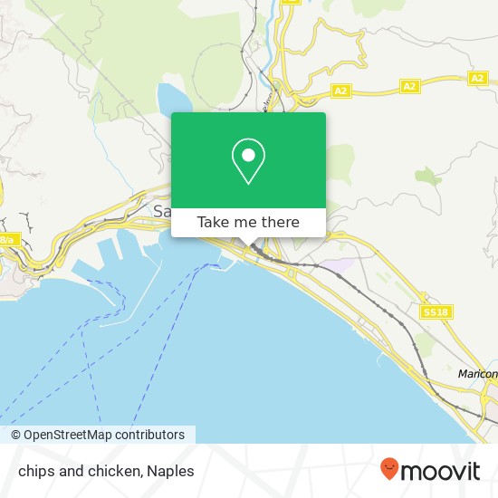 chips and chicken map