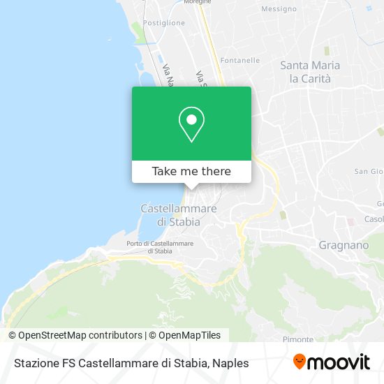 Stazione FS Castellammare di Stabia map