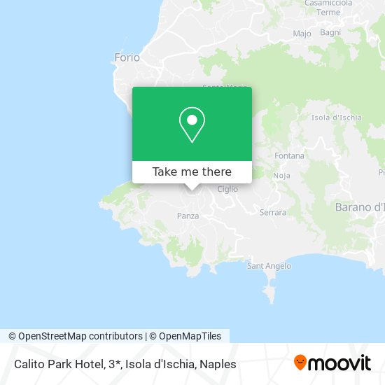Calito Park Hotel, 3*, Isola d'Ischia map