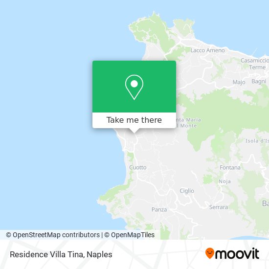 Residence Villa Tina map