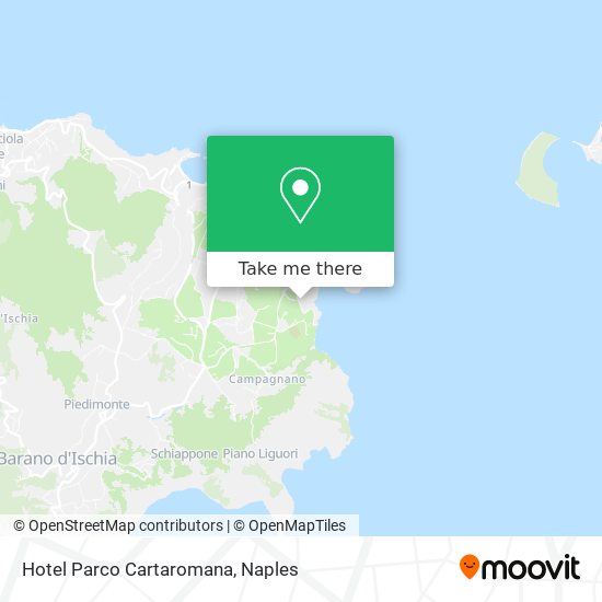 Hotel Parco Cartaromana map