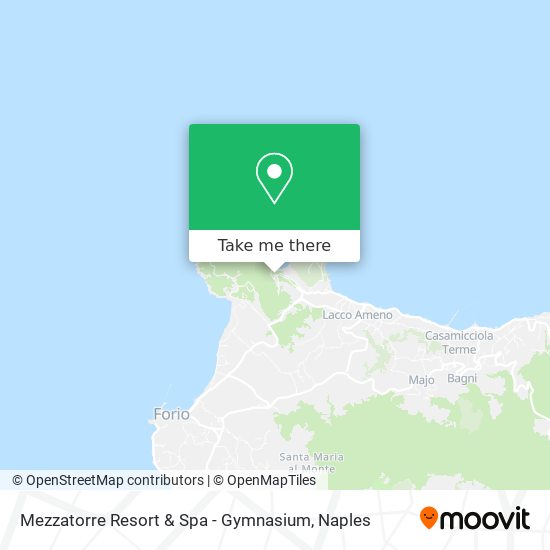 Mezzatorre Resort & Spa - Gymnasium map