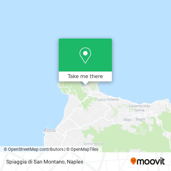 Spiaggia di San Montano map