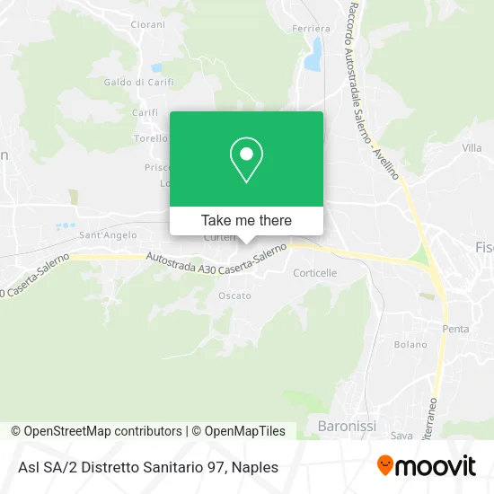Asl SA / 2 Distretto Sanitario 97 map