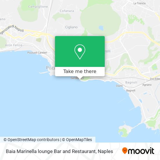 Baia Marinella lounge Bar and Restaurant map