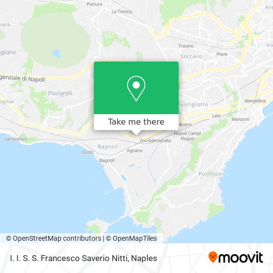 I. I. S. S. Francesco Saverio Nitti map