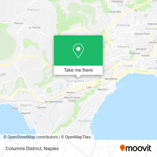 Columns District map