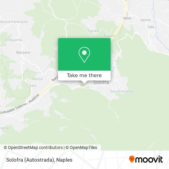 Solofra (Autostrada) map