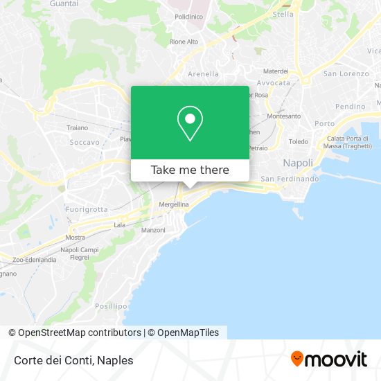 Corte dei Conti map