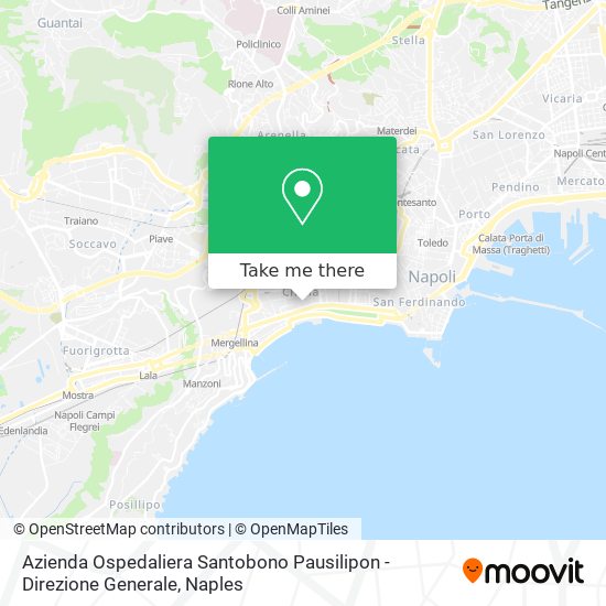 Azienda Ospedaliera Santobono Pausilipon - Direzione Generale map