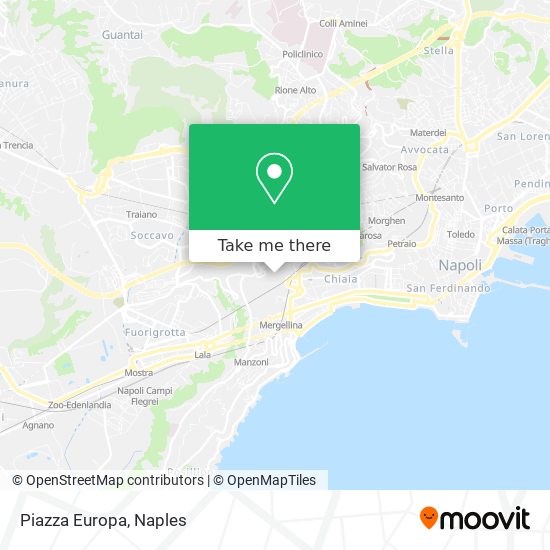Piazza Europa map