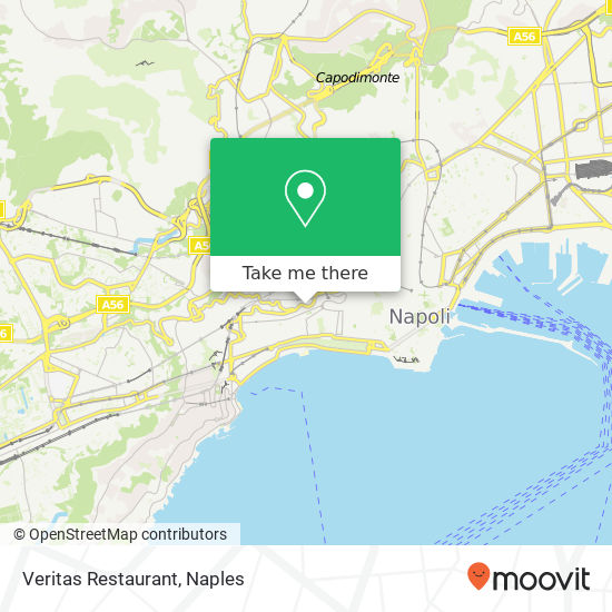 Veritas Restaurant map