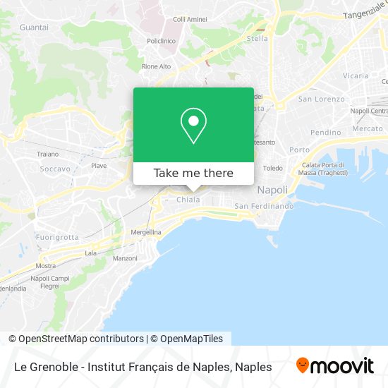 Le Grenoble - Institut Français de Naples map