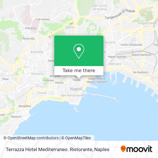 Terrazza Hotel Mediterraneo. Ristorante map