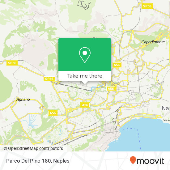 Parco Del Pino 180 map