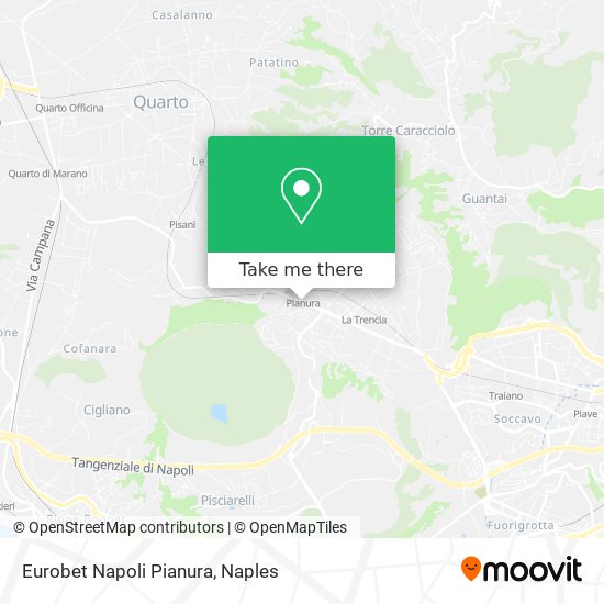 Eurobet Napoli Pianura map