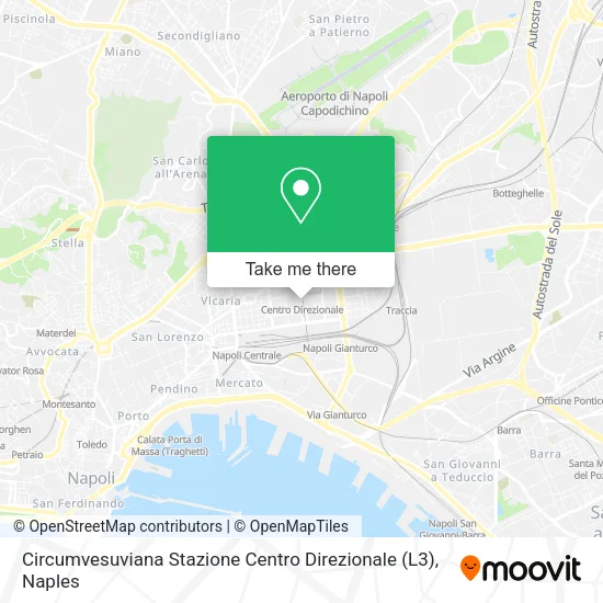 Circumvesuviana Stazione Centro Direzionale (L3) map
