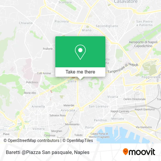 Baretti @San Pasquale Square map