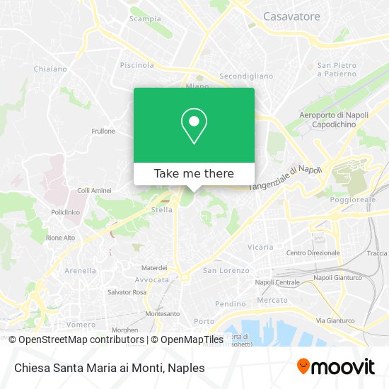 Chiesa Santa Maria ai Monti map