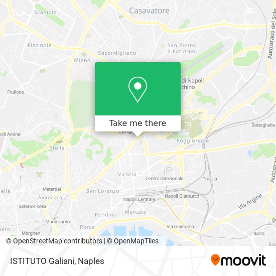 ISTITUTO Galiani map
