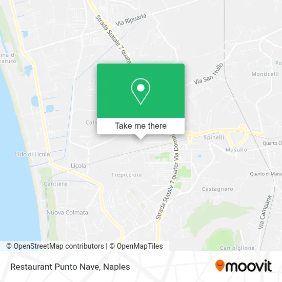 Restaurant Punto Nave map