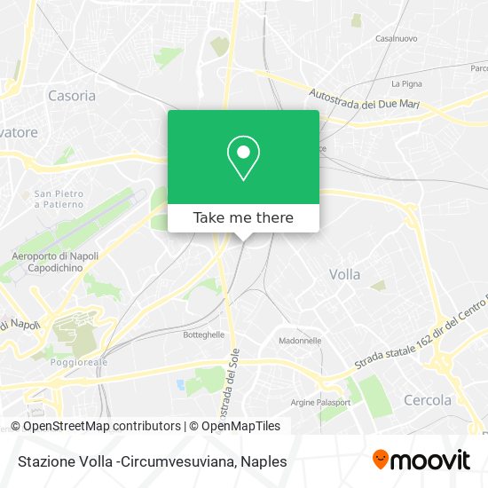 Stazione Volla -Circumvesuviana map