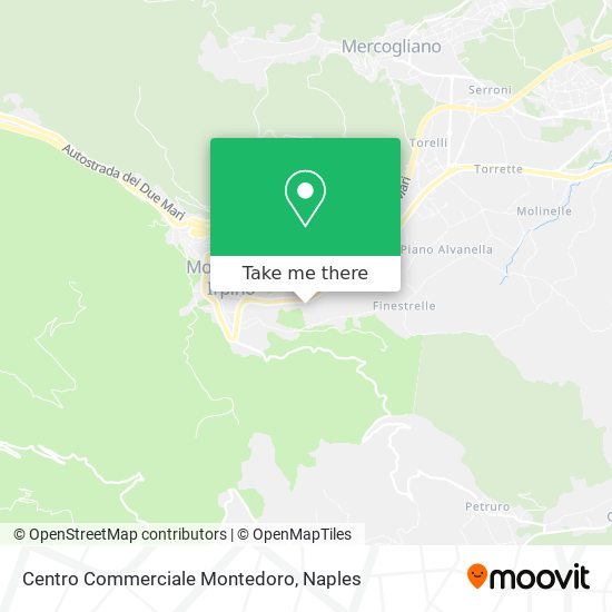 Centro Commerciale Montedoro map
