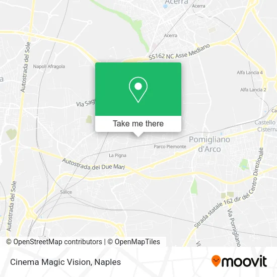 Cinema Magic Vision map
